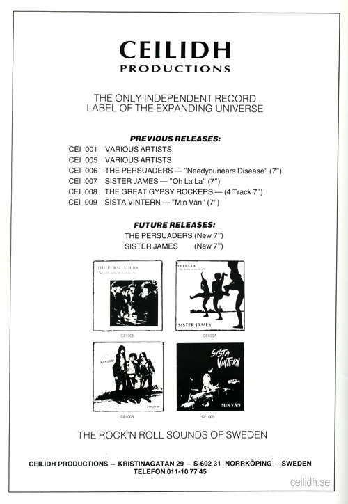 August 1988, Sound Affects, #2