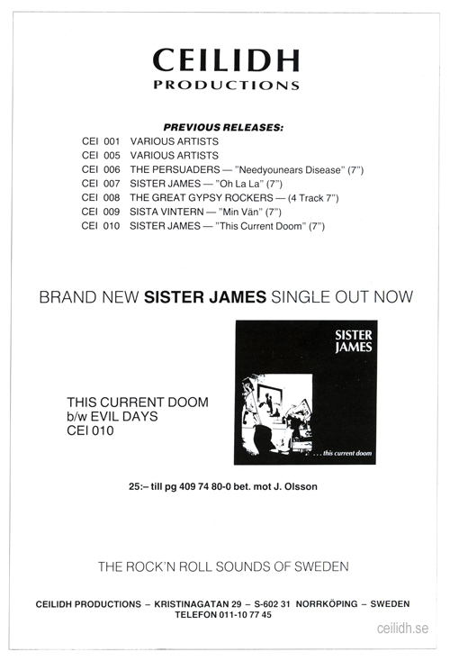 December 1988, Sound Affects, #3